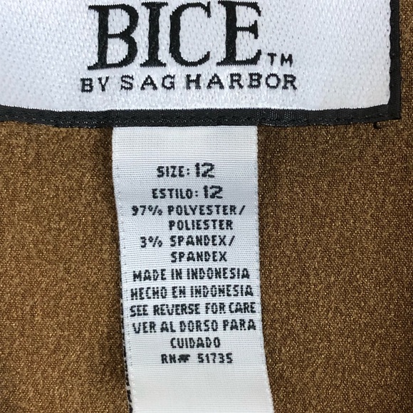 Camel 🐫 Stretch Jacket by Sag Harbor - Picture 4 of 5